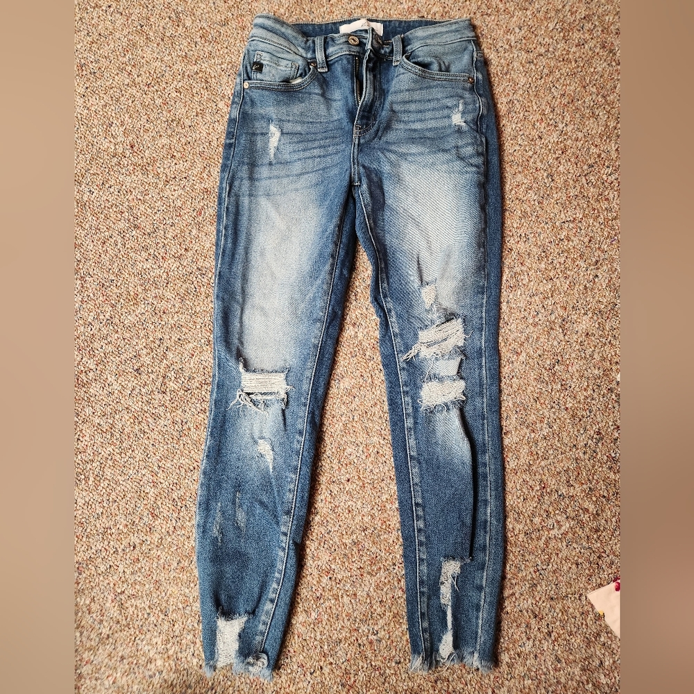 Kancan distressed jeans